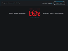 Tablet Screenshot of elite-hotel.com